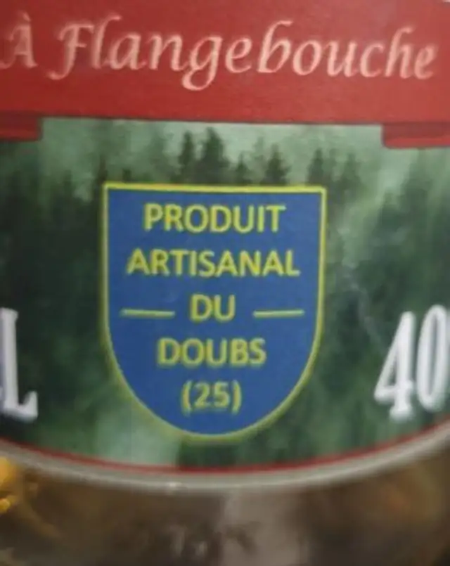 Sapinette ingredients label
