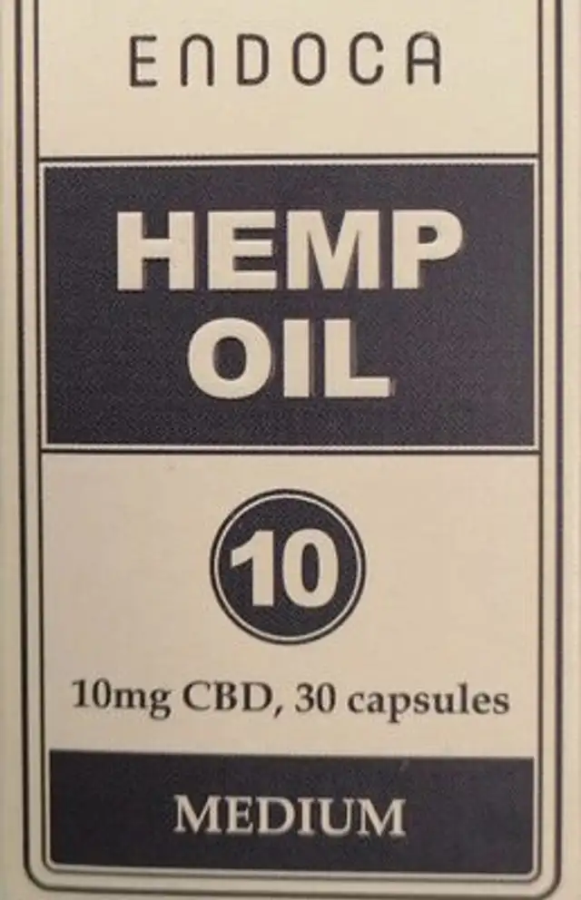 Hemp oil capsules