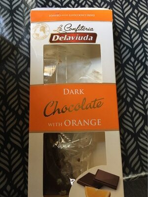 Dark chocolate with orange