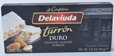 Crunchy almond turron