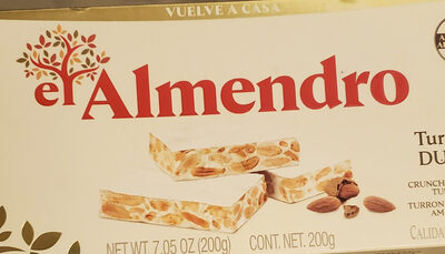 El Almendro Turron Duro front packaging