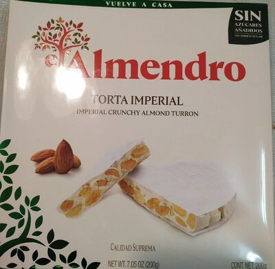 El Almendro Sugar Free Torta Imperial With Almonds 7 Oz