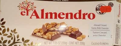 Turron crocanti chocolate front packaging