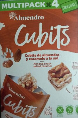 Cubits de almendra y caramelo a la sal