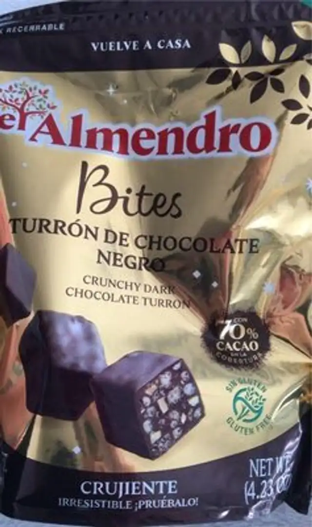 Bites turron de chocolate negro