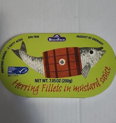 Herring Fillets and mustard sauce