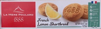 French lemon shortbread cookies