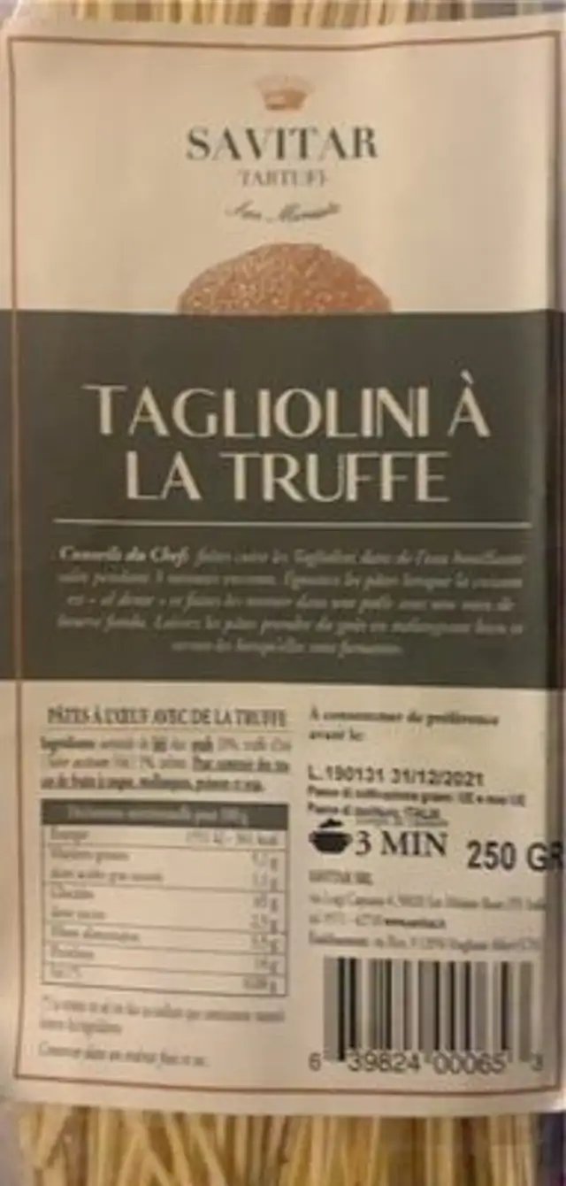 Tagliolini à la truffe