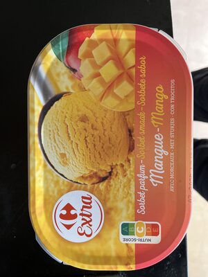 sorbet parfum mangue