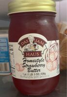 Homestyle strawberry butter