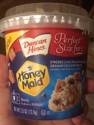 Smores cake mix front packaging