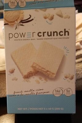 Protein energy bar french vanilla cream