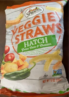Hatch Green Chile & Cheddar Veggie Straws