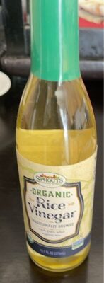 Organic Rice Vinegar front packaging