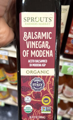 Balsamic Vinegar of Modena front packaging