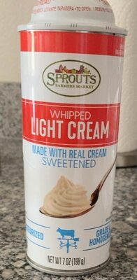 Whipped Cream - Light Sweetened