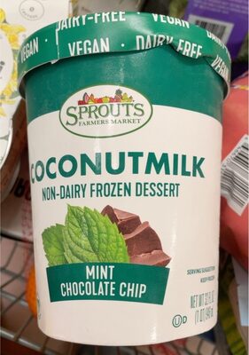 Coconut milk non-dairy frozen dessert