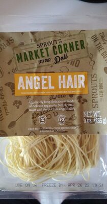 Market Corner Angel Hair Pasta front packaging