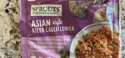Asian style riced cauliflower