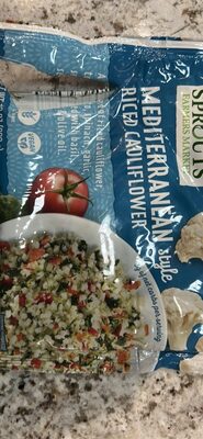 Mediterranean style Riced Cauliflower