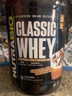 Classic Whey Chocolate Milkshake