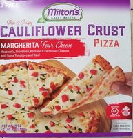Cauliflower Crust Margherita Four Cheese Pizza