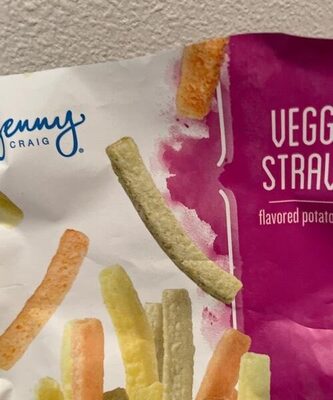 Veggie  straws front packaging