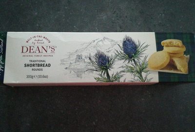 Traditional shortbread rounds