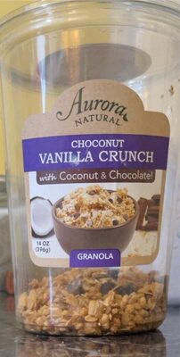 Choconut Vanilla Crunch Granola front packaging