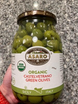 Green Castelvetrano Olives, Pitted