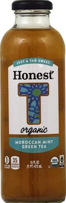 Organic iced tea moroccan mint ounce bottle