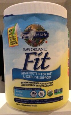 RAW Organic Fit High Protein Vanilla