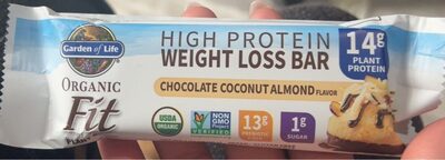 High protein weight loss bar front packaging