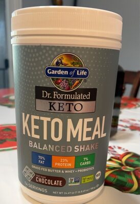 Dr. Formulated Keto Meal Chocolate front packaging