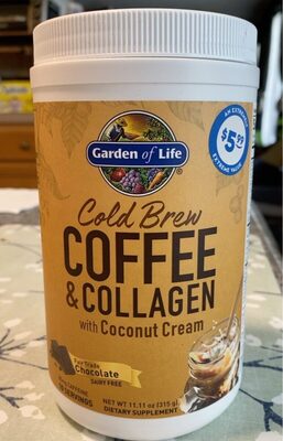 Cold Brew Coffee & Collagen with Coconut Cream
