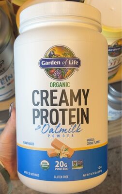 Organic Creamy Protein with Oatmilk Powder - Vanilla Cookie