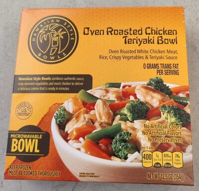 Oven roasted chicken teriyaki bowl