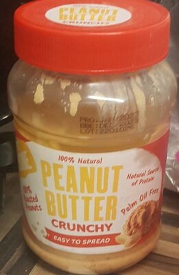 Peanut butter front packaging