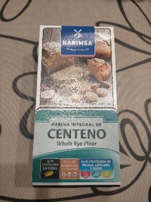 Harina integral de centeno
