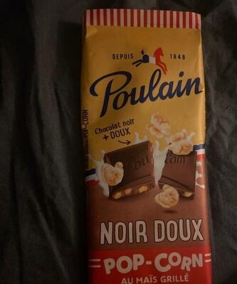 Chocolat noir pop-corn