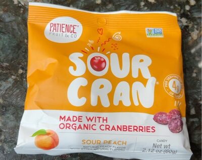 SourCran Sour Peach front packaging