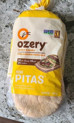 Mini Pitas Whole Grain Wheat
