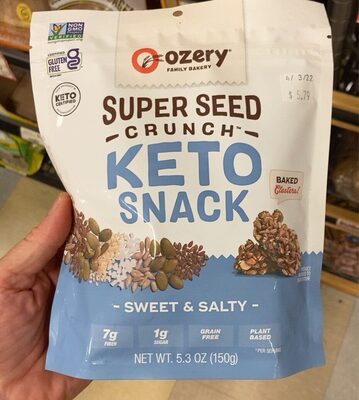 Superseed Crunch Sweet & Salty front packaging