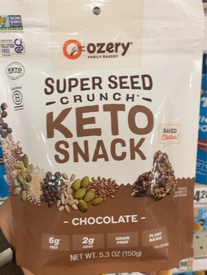 Grain Free Chocolate Clusters front packaging