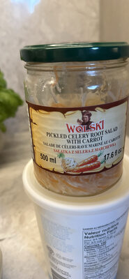 Pickled Celery Root Salad with Carrot