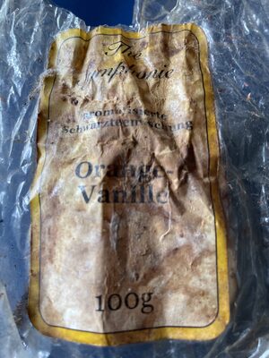 Aromatisierte Schwarzteemischung Orange-Vanille