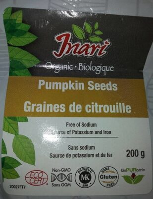 Graines de citrouille front packaging
