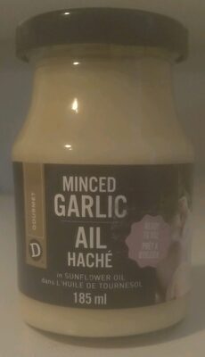 Minced Garlic in Sunflower Oil
