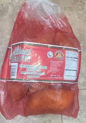 Organic sweet potatoes