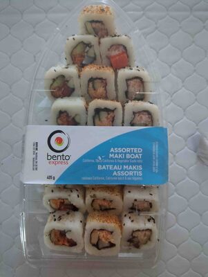 Assorted maki sushi rolls